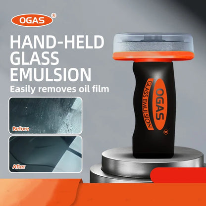 🎅Automotive Handheld Oil Flmr Cream,Glass Decontamination Without Traces,Window Oil Film Cleaning,FastCleaning