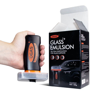 🎅Automotive Handheld Oil Flmr Cream,Glass Decontamination Without Traces,Window Oil Film Cleaning,FastCleaning