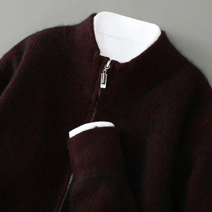Savoni Cashmere Zip-Up