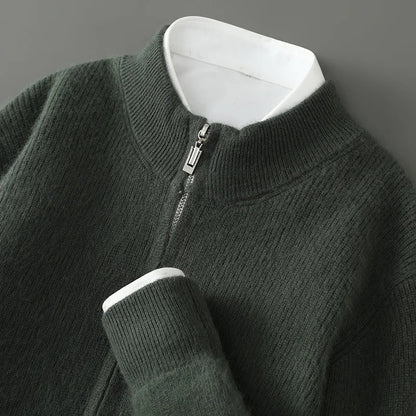 Savoni Cashmere Zip-Up
